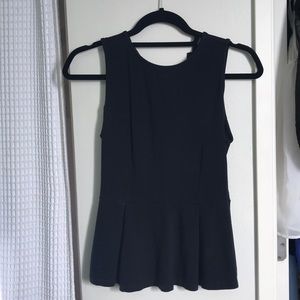 TopShop black peplum size women’s 6